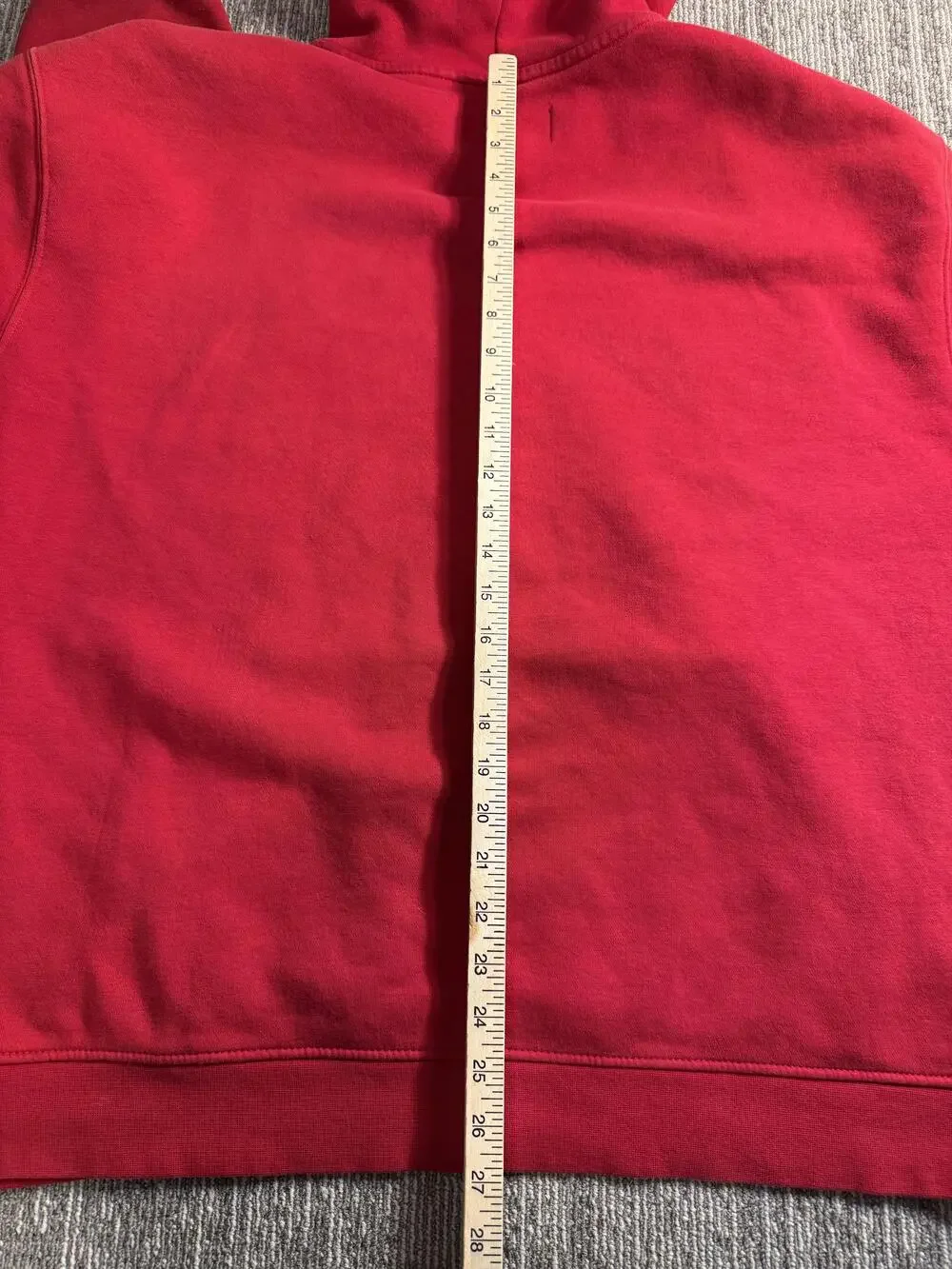 Jordan Hoodie Mens 2XL Red Pullover Fleece Jumpman Embroidered Nike Pocket